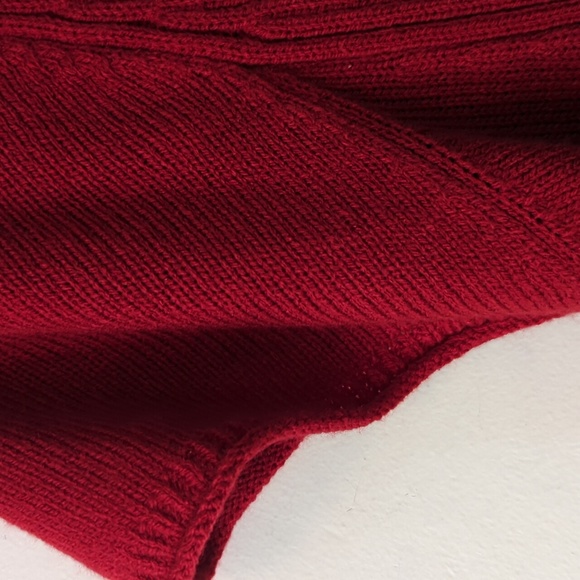 Coldwater Creek Red Sweater with Cap Sleeves - Picture 9 of 16